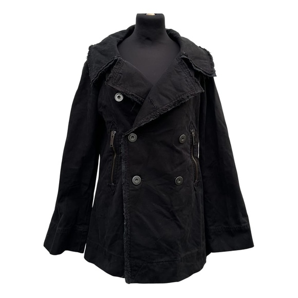 Black Diesel Canvas Coat - Picture 1 of 7